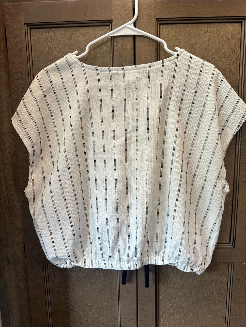 Madewell White Sleeveless Crop Pullover Size Large - Picture 2 of 8
